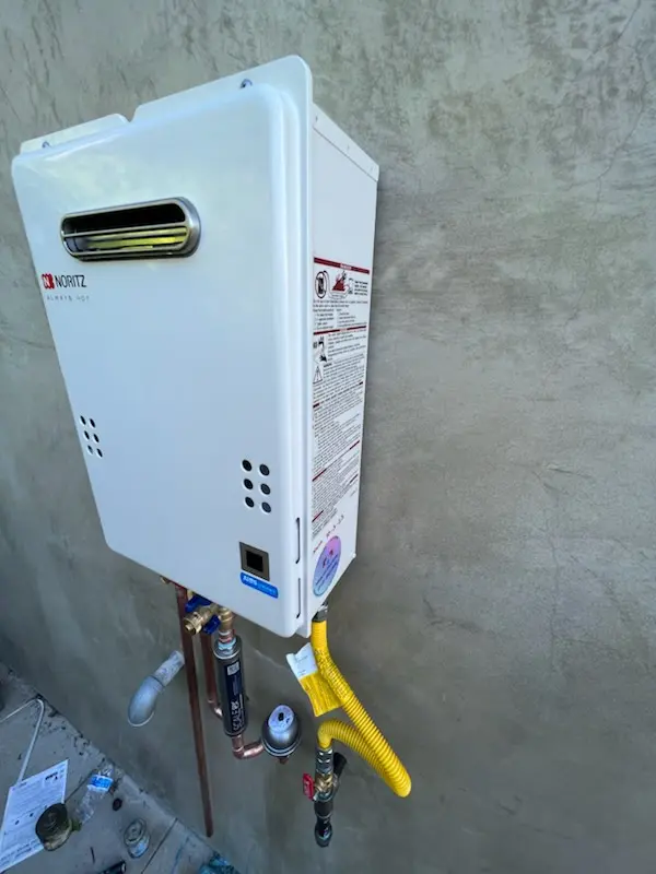Tankless water heater installation for Barstow homes