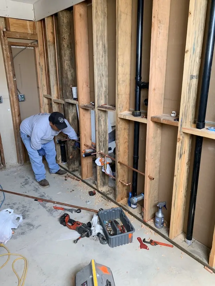Commercial rough-in plumbing for Gas Line Repair in Barstow